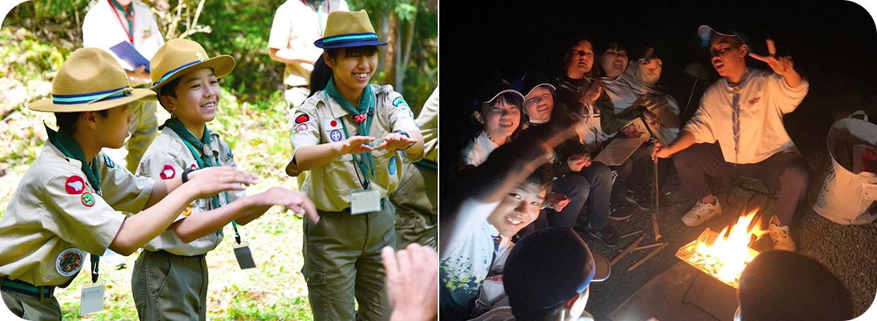 ボーイスカウト風景